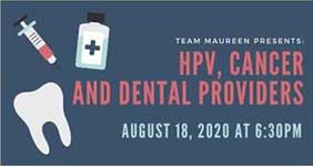 HPV, Cancer and Dental Providers logo