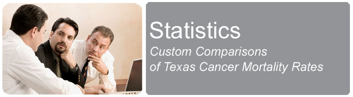 Custom Comparisons of Texas Cancer Mortality Rates